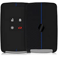 kwmobile Funda de Silicona Compatible con Renault Llave de Coche Smart Key de 4 Botones (Solo Keyless Go) - Carcasa…